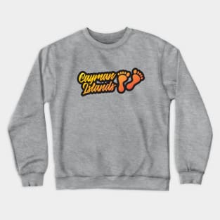 Cayman Islands Sunset Bare Feet Crewneck Sweatshirt